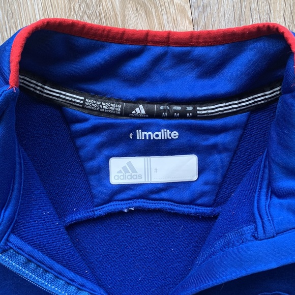 Kansas Jayhawks Adidas Pullover / 4.99 SHIPPING - Picture 2 of 3